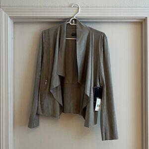 NWT Bagatelle Draped Blazer in Gray Size Medium